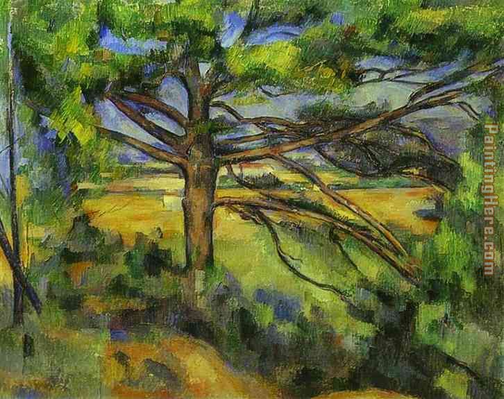 Pine Tree near Aix painting - Paul Cezanne Pine Tree near Aix art painting